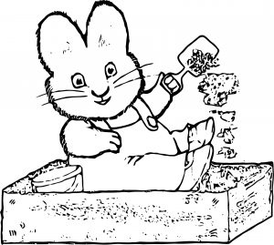 Baby Max And Ruby Max And Ruby Sand Coloring Page