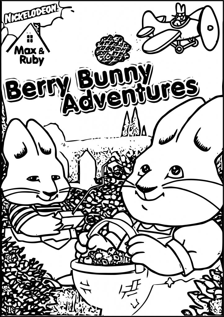 dr bunny coloring page printable max ruby