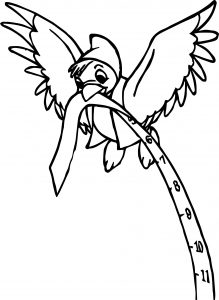 Bird Carrying Meter Coloring Pages