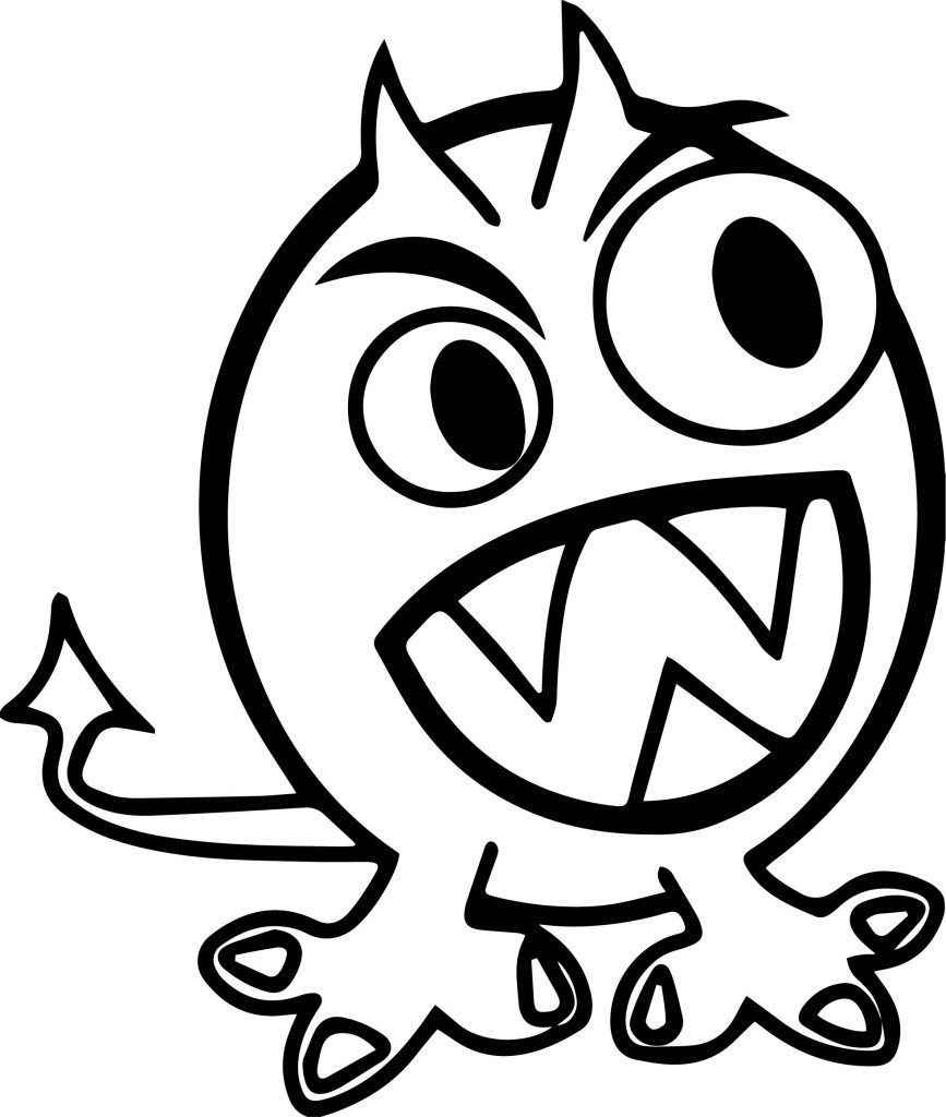 Aah Real Monsters Coloring Page | Wecoloringpage.com