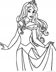 Disney Aurora Sleeping Beauty At Coloring Pages 15