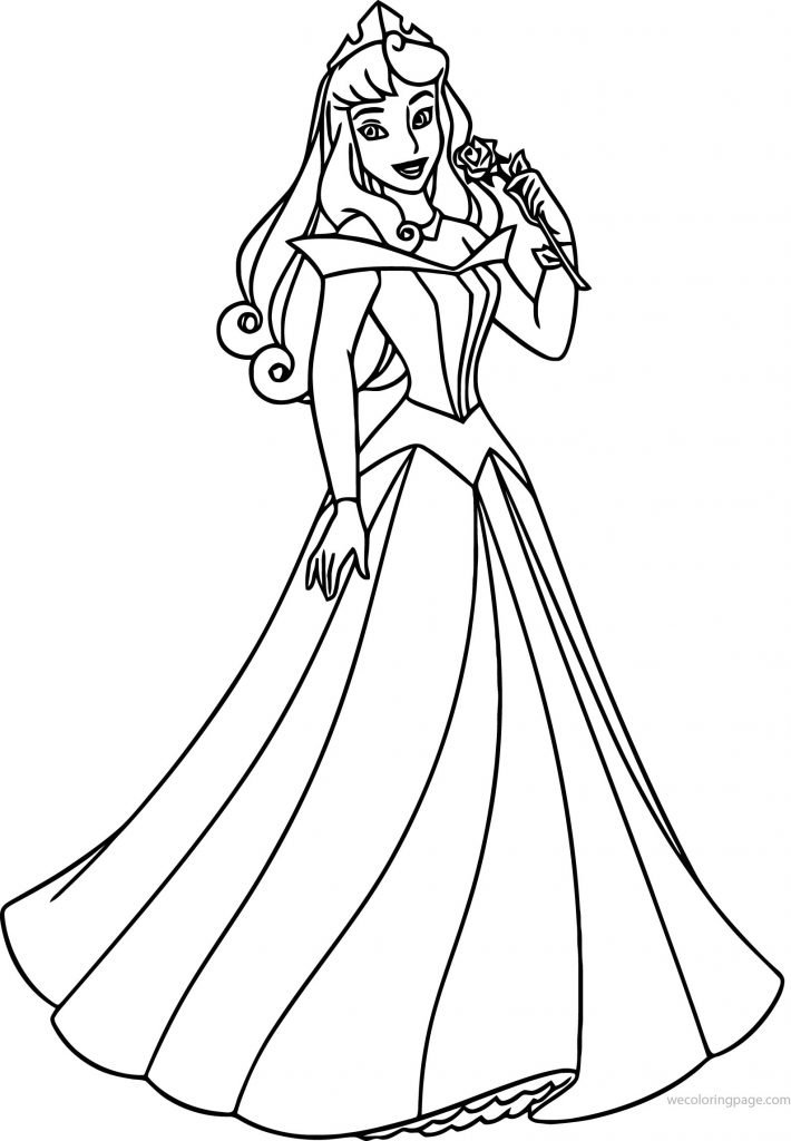 Disney Aurora Sleeping Beauty At Coloring Pages 22 - Wecoloringpage.com