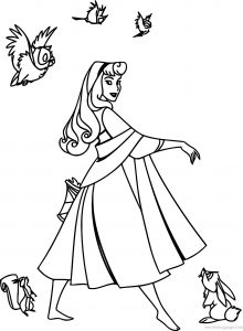 Disney Aurora Sleeping Beauty At Coloring Pages 33