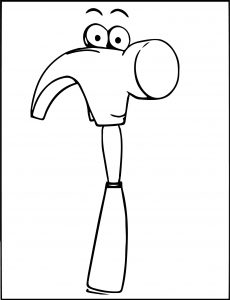 Disney Handy Manny Hammer Coloring Page