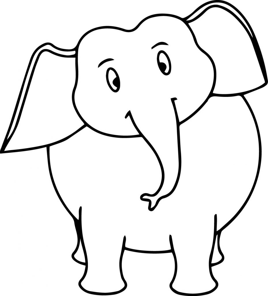 Elephant Side Sheet Coloring Page | Wecoloringpage.com