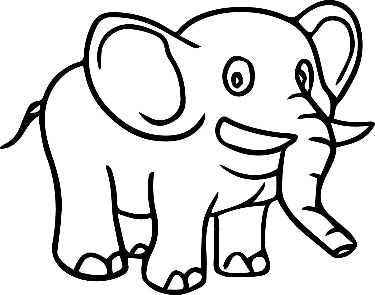 Elephant Coloring Page 24 – Wecoloringpage.com