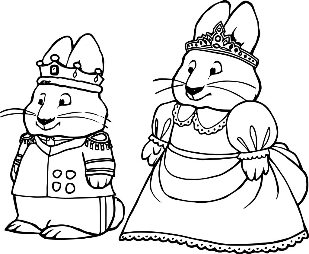 Emperor Max And Empress Ruby Max And Ruby Coloring Page ...