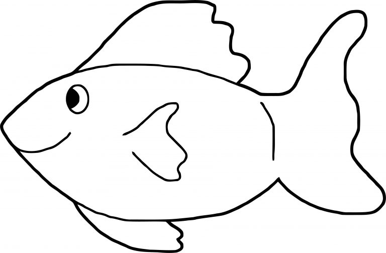 Drawing Of Fish Coloring Page | Wecoloringpage.com