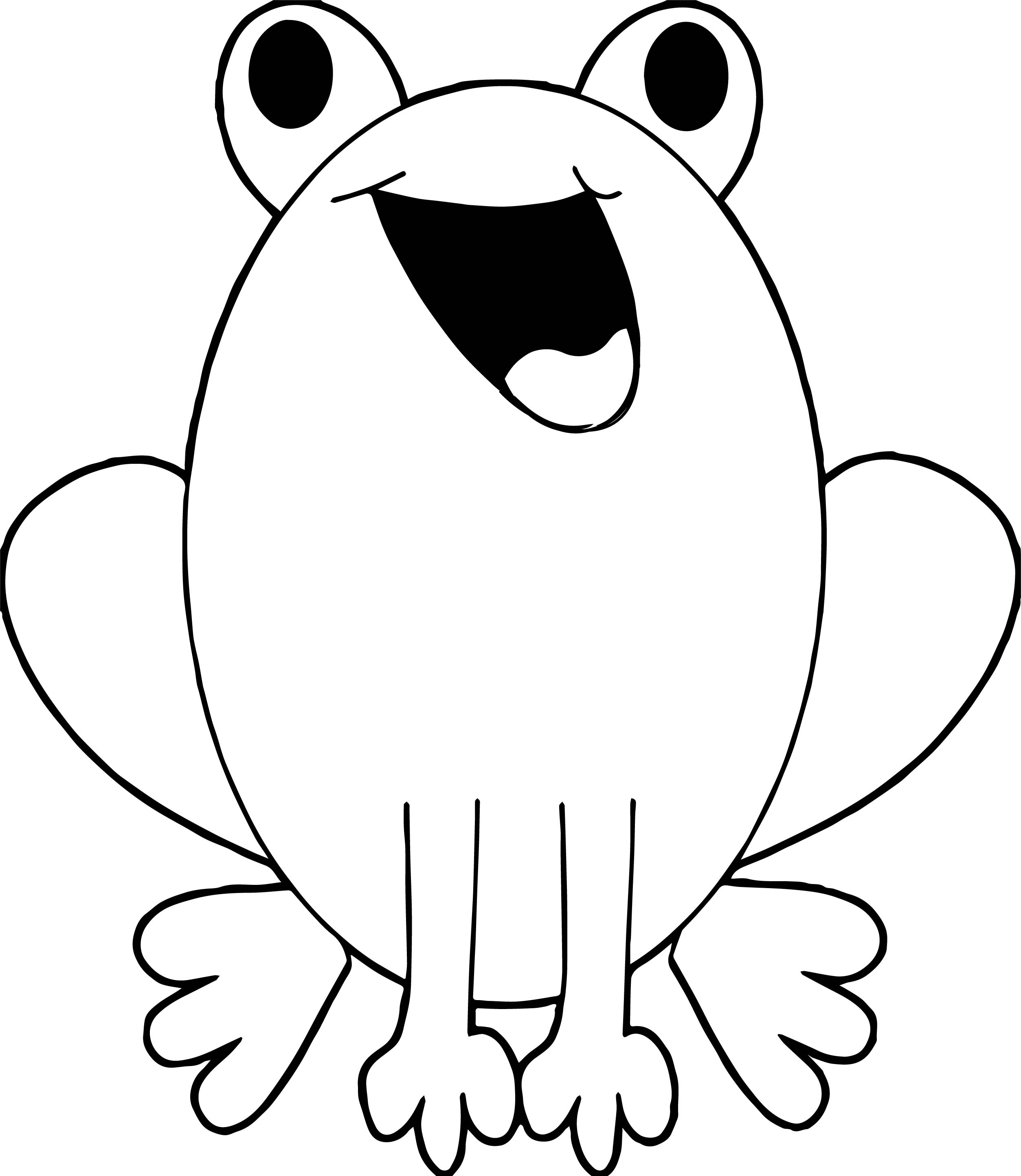 Frog Coloring Page 053