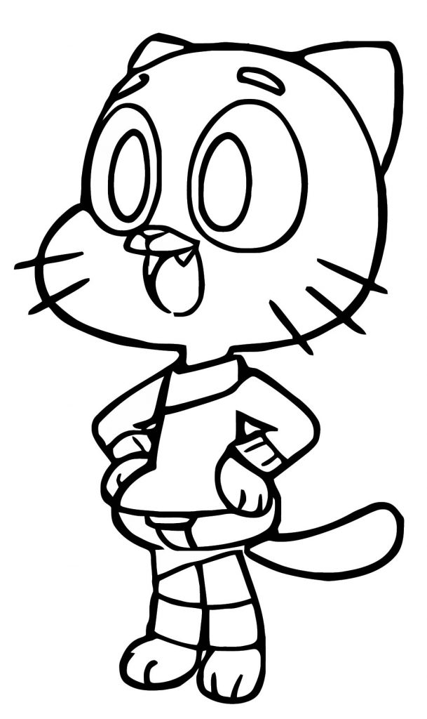 Gumball The Warrior Coloring Page | Wecoloringpage.com