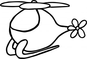 Helicopter Coloring Page 03