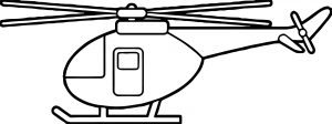 Helicopter Coloring Page 22