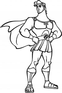 Hercules Cape Coloring Pages
