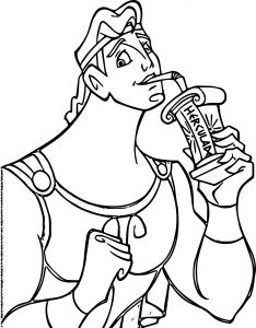 Hercules Drink Coloring Pages