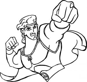 Hercules Punch Coloring Pages