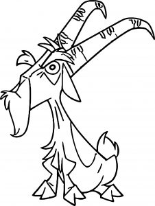 Home On The Range Angry Coat Coloring Page