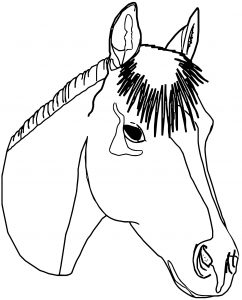 Horse Coloring Page Wecoloringpage 030