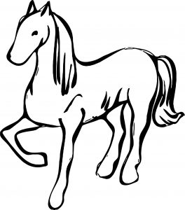 Horse Coloring Page Wecoloringpage 061