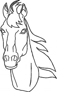 Horse Coloring Page Wecoloringpage 075