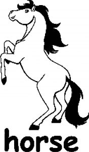 Horse Coloring Page Wecoloringpage 093