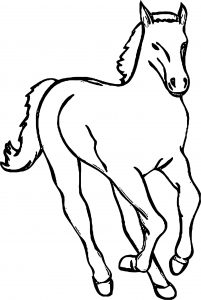Horse Coloring Page Wecoloringpage 099