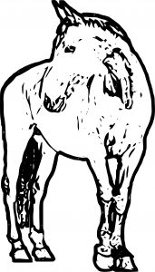 Horse Coloring Page Wecoloringpage 172