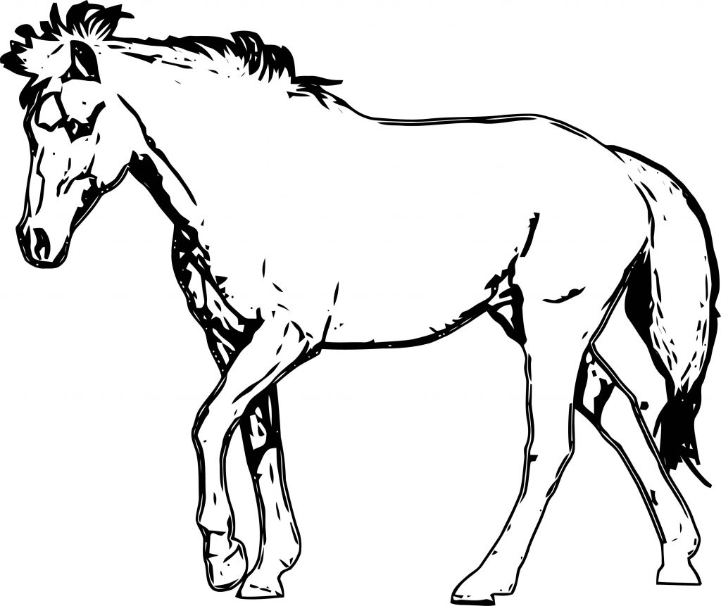 Horse Coloring Page Wecoloringpage 183 - Wecoloringpage.com