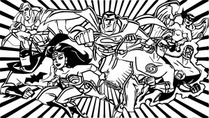 Justice League Coloring Page Wecoloringpage 03