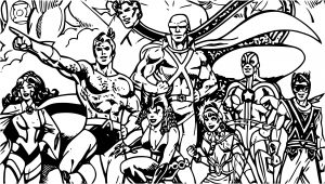 Justice League Coloring Page Wecoloringpage 32