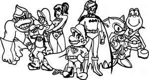 Justice League Coloring Page Wecoloringpage 85