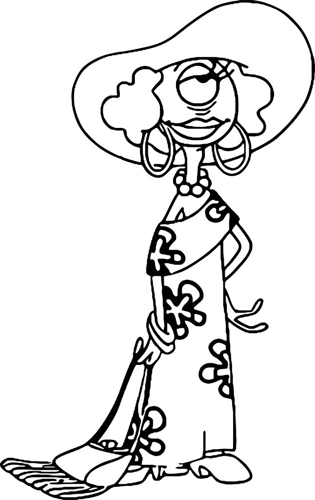 pleakley coloring pages for kids lilo stitch