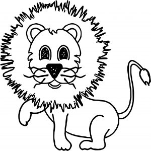 Lion Coloring Page 24