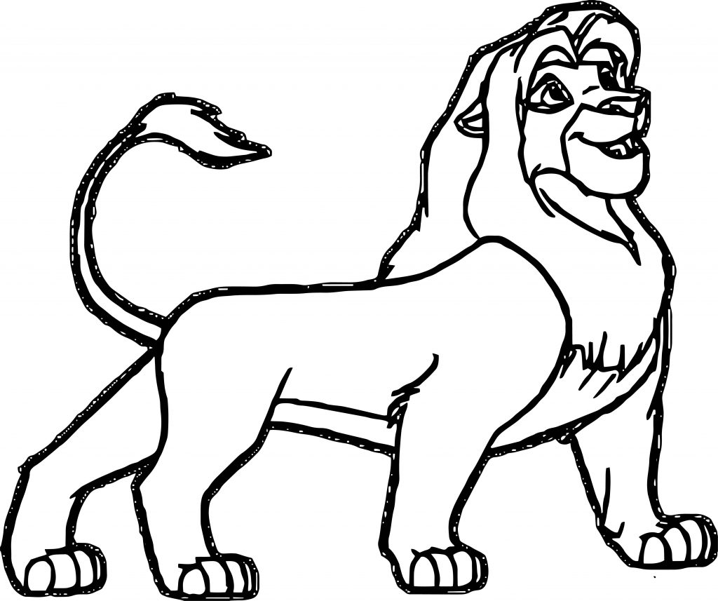 Lion Coloring Page 50 - Wecoloringpage.com