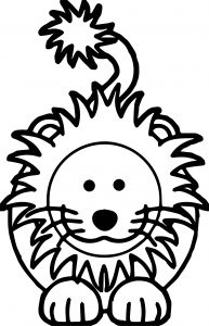 Lion Ready Coloring Page