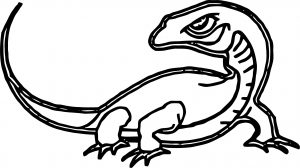 Lizard Coloring Page 14