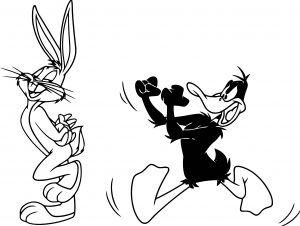 Looney Tunes Daffy Cartoon The Looney Tunes Show Coloring Page