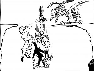 Looney Tunes The Cliff The Looney Tunes Show Coloring Page