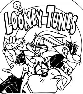Looney Tunes Usa The Looney Tunes Show Coloring Page