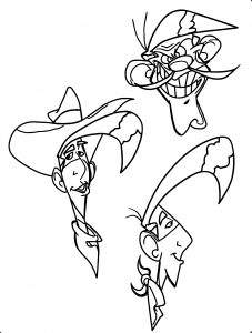 Lucky Luke Sketches Coloring Page