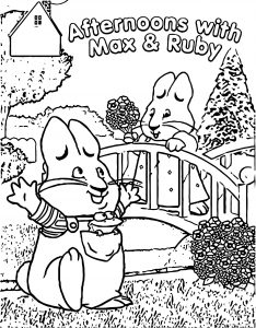 Max And Ruby Afternoons With Max Ruby Coloring Page