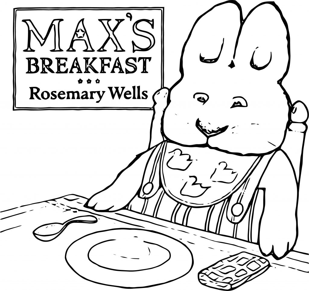 Max And Ruby Breakfast Coloring Page - Wecoloringpage.com