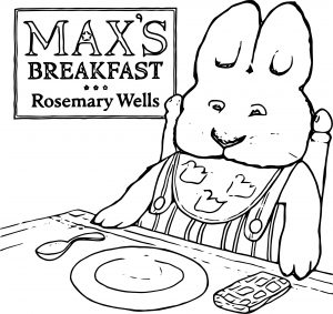 Max And Ruby Breakfast Coloring Page