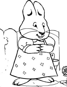 Max And Ruby In Garden Coloring Page
