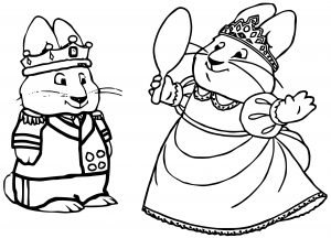 Max And Ruby Quenn Mirror Coloring Page
