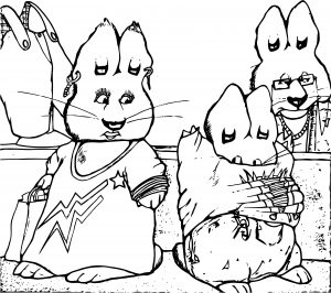 Max And Teenager Max And Ruby Coloring Page