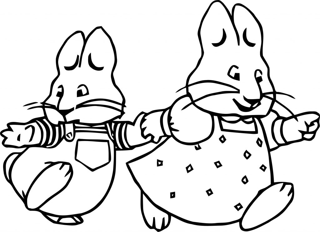 Max Ruby Max And Ruby Coloring Page - Wecoloringpage.com