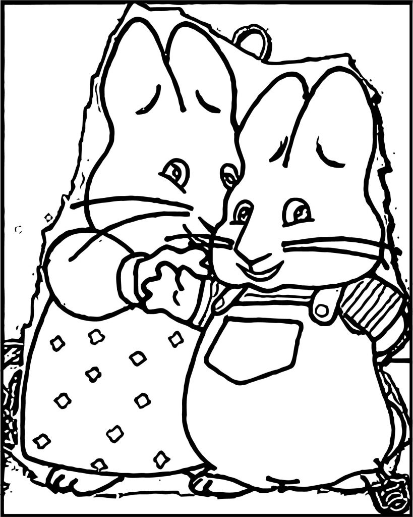 Max Ruby Pinata Max And Ruby Coloring Page - Wecoloringpage.com