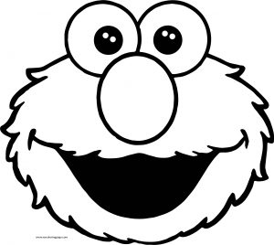 Most Popular Sesame Street Characters Elmo Sesame Street Coloring Page
