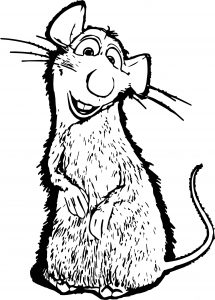 Mouse Coloring Page 04