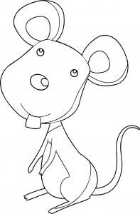 Mouse Coloring Page 14